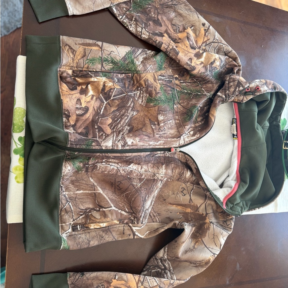 Under Armour Olive and Camouflage Jacket